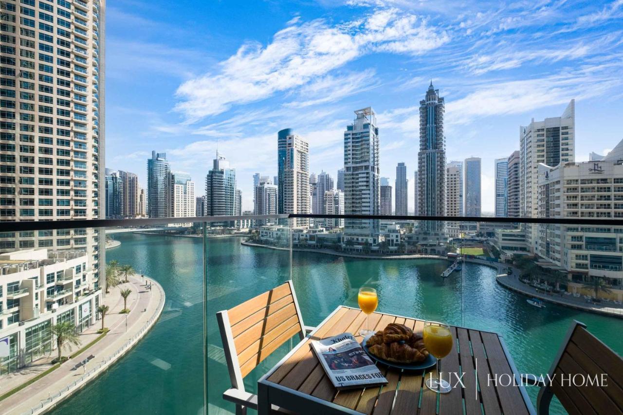 Lux - Contemporary Suite With Full Marina View Dubai Exterior photo