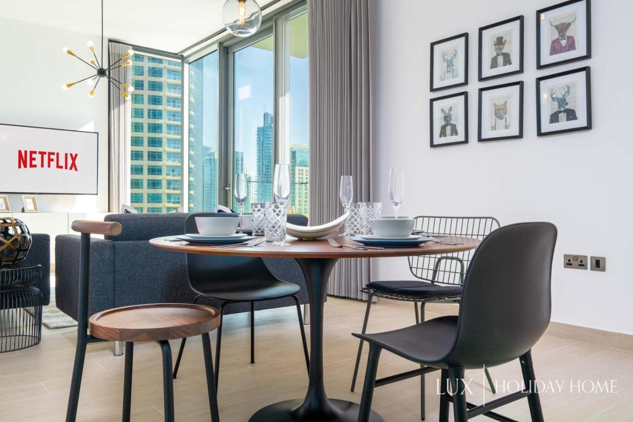 Lux - Contemporary Suite With Full Marina View Dubai Exterior photo