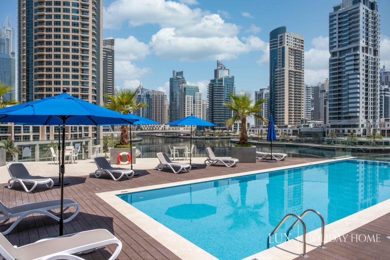 Lux - Contemporary Suite With Full Marina View Dubai Exterior photo